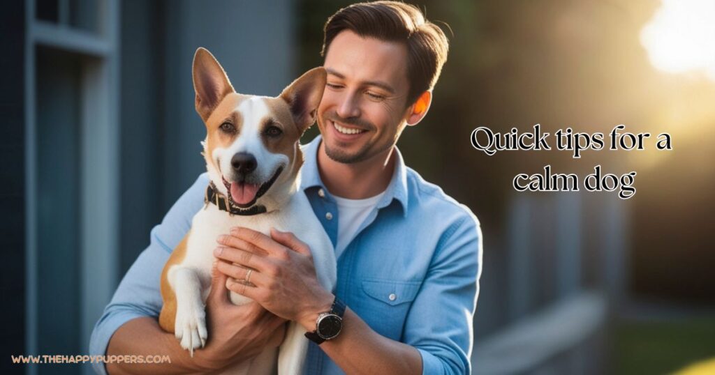 Quick tips for a calm dog