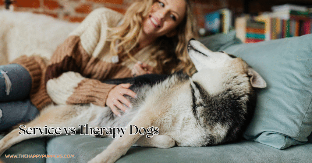 Service vs Therapy Dogs